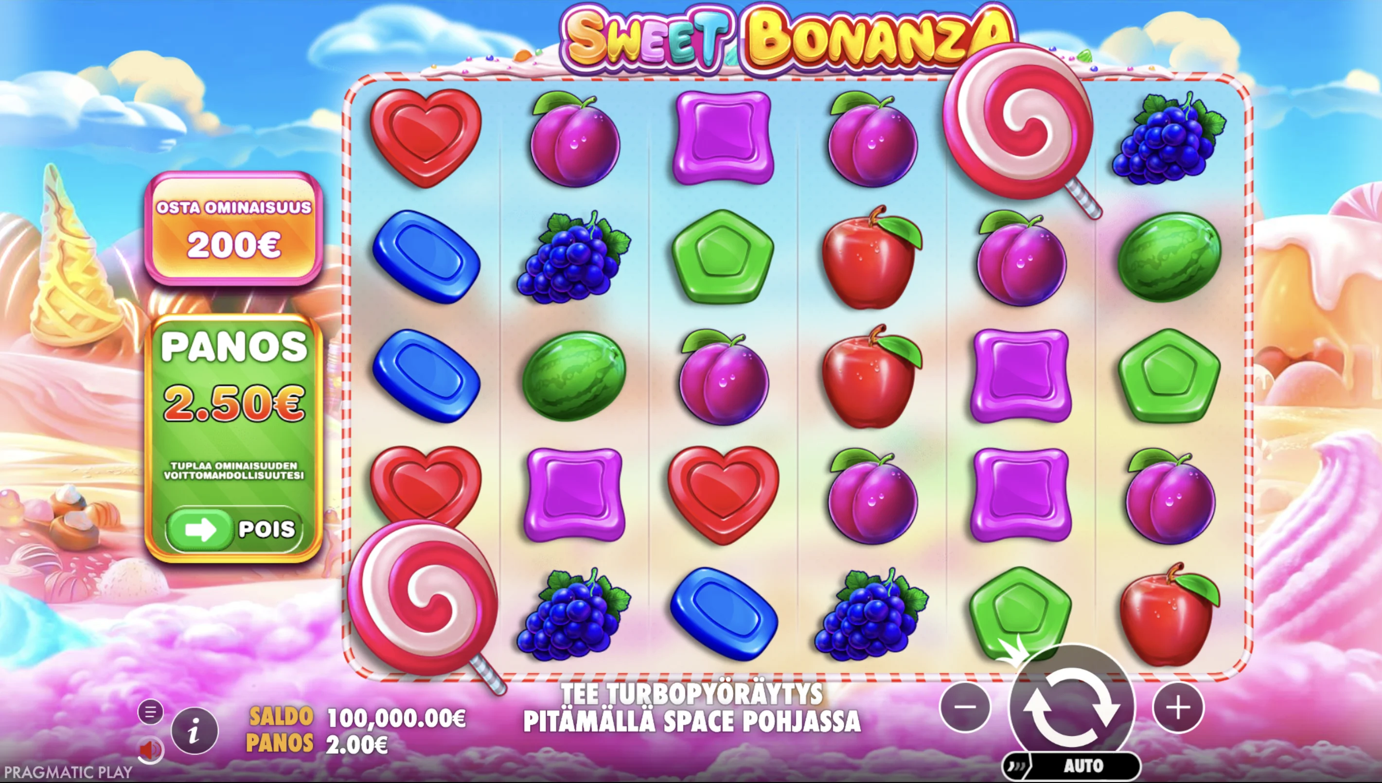 Spielregeln und Ablauf bei Sweet Bonanza
